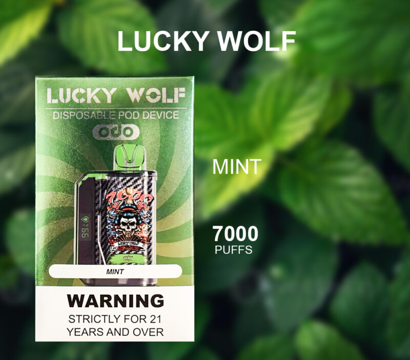 LUCKY WOLF MINT - 7000 PUFFS LUCKY WOLF MINT - 7000 PUFFS