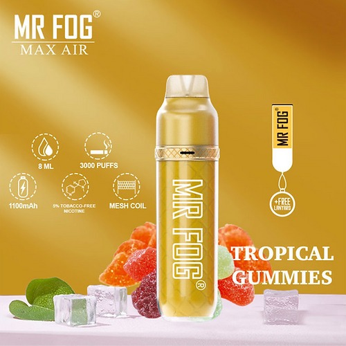 MR FOG TROPICAL GUMMIES - 3600 PUFFS