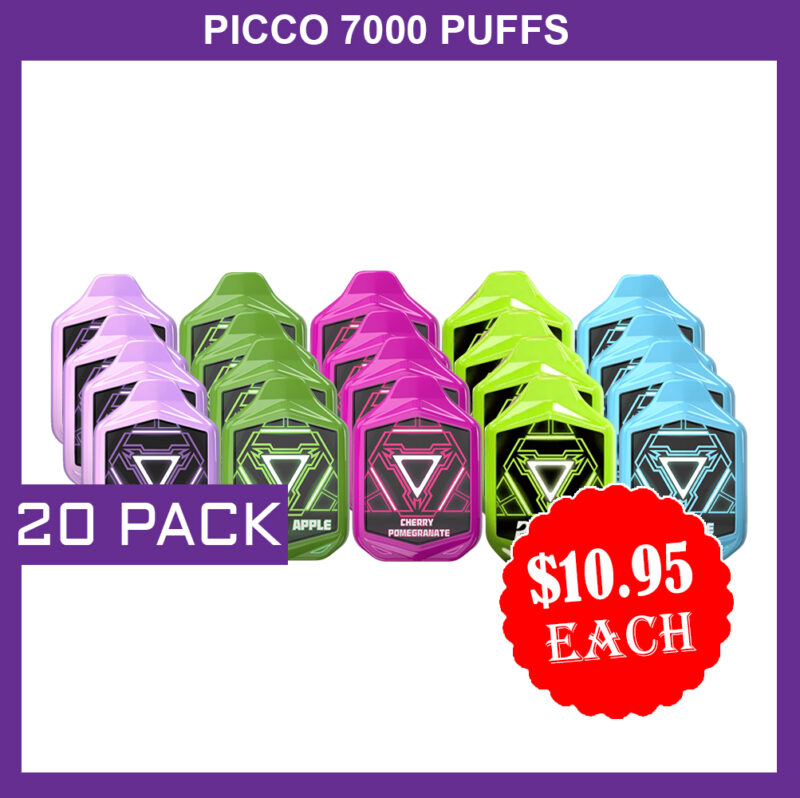 PICCO 7000 PUFFS - 20 PACK