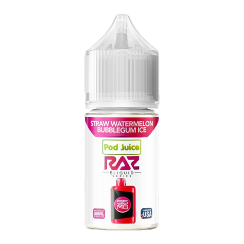 Straw Watermelon Bubblegum Ice RAZ X Pod Juice