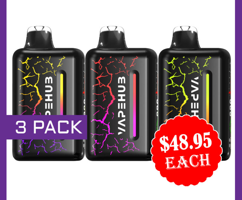 VAPEHUB 20000 PUFFS - 3 PACK