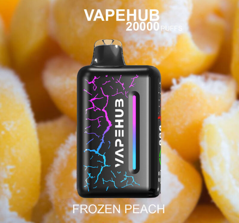 VAPEHUB FROZEN PEACH - 20000 PUFFS