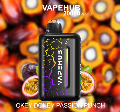 VAPEHUB OKEY-DOKEY PASSION PUNCH - 20000 PUFFS VAPEHUB OKEY-DOKEY PASSION PUNCH - 20000 PUFFS
