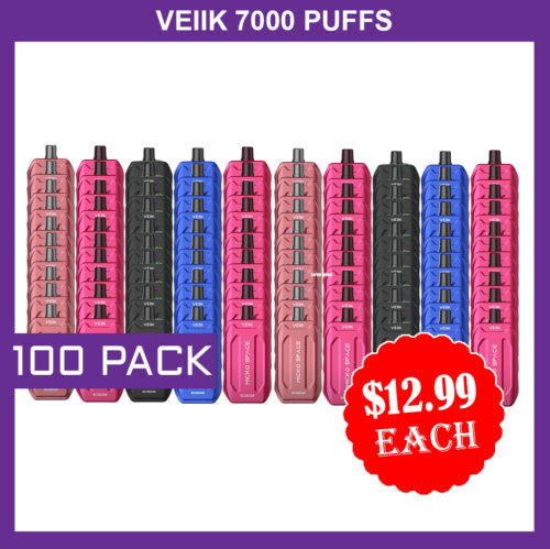 VEIIK 7000 PUFFS - 100 PACK