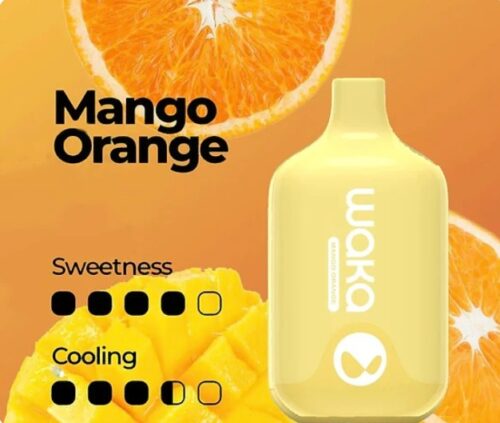 WAKA SMASH MANGO ORANGE - 6000 PUFFS