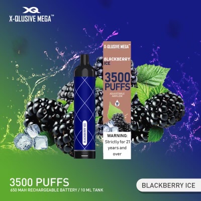 X-QLUSIVE MEGA BLACKBERRY ICE – 3500 PUFFS | IGET Australia