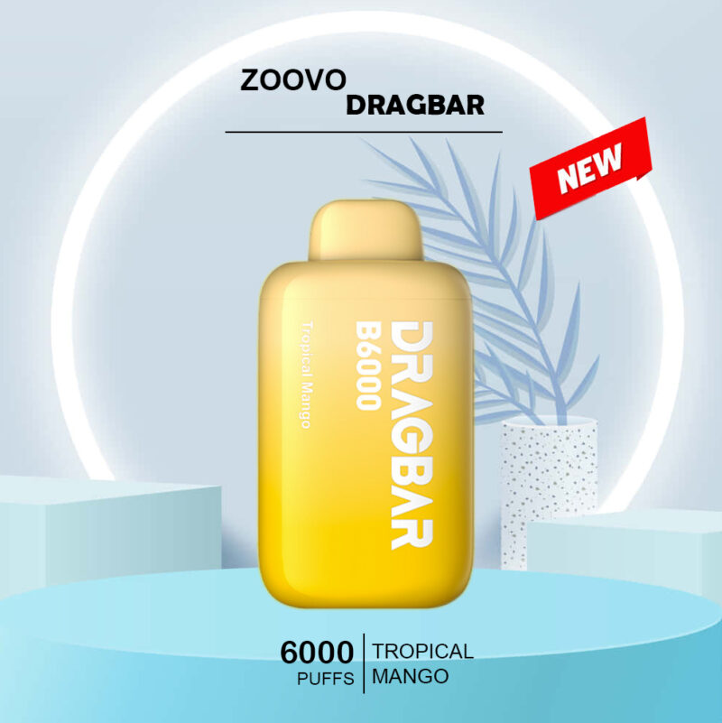 Zoovoo Dragbar Tropical Mango - 6000 Puffs
