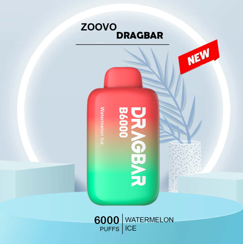 Zoovoo Dragbar Watermelon Ice 6000 Puffs