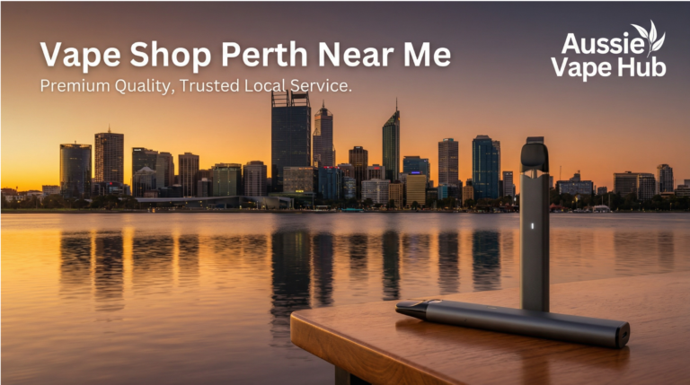 Vape Shop Perth Near Me - Aussie Vape Hub Delivery Banner